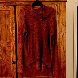 Burnt orange soft sweater from Free People